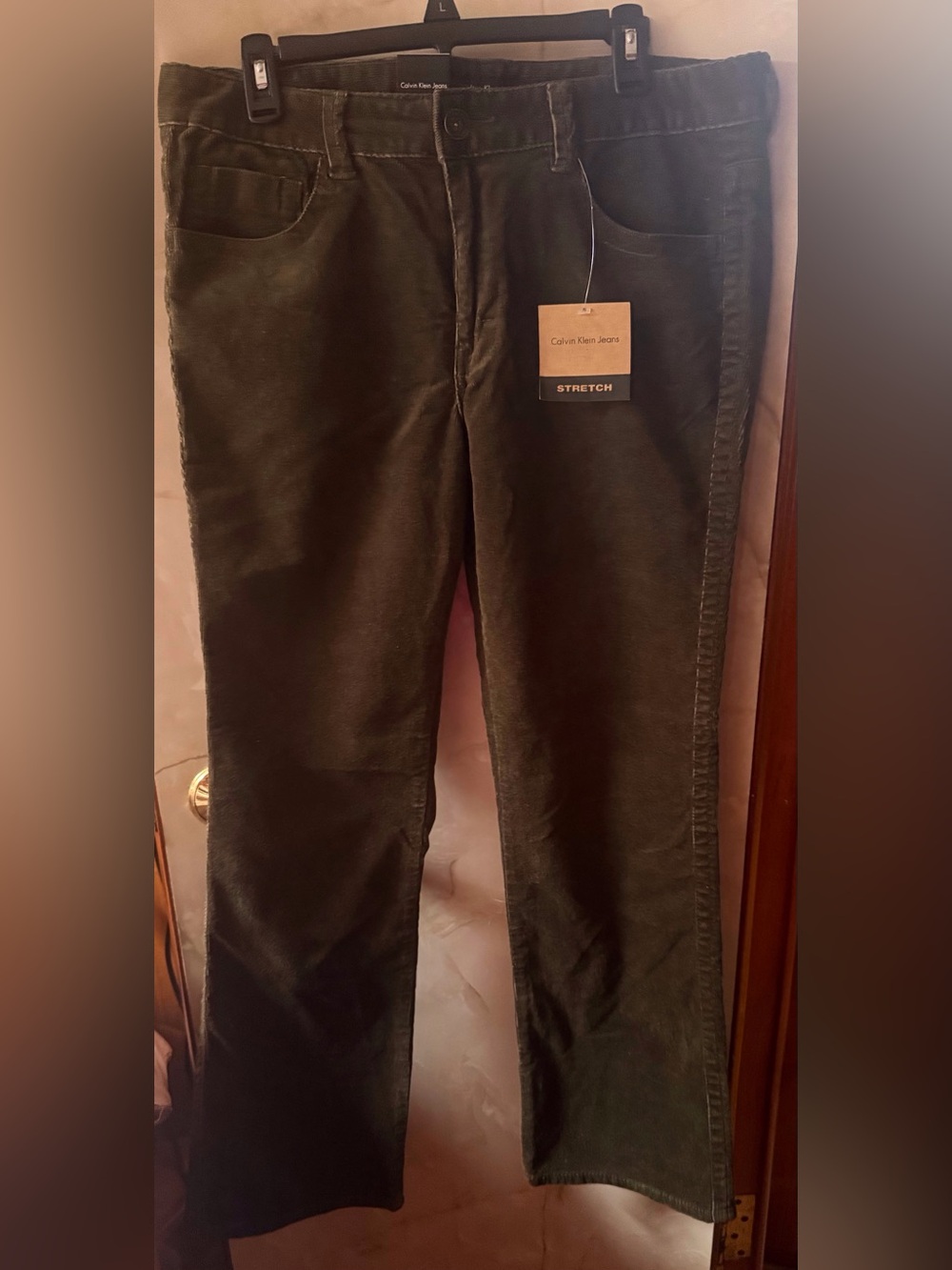 Calvin Klein Women’s Corduroy Pants in Olive Brown size 12/32